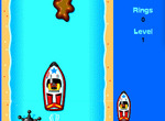 सागर-पर-एक-नाव-के-साथ-बाधा-कोर्स
