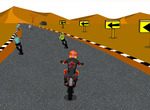 Motorfiets-racen-in-de-woestijn