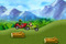 Juego-de-carreras-con-un-mono-y-un-kart